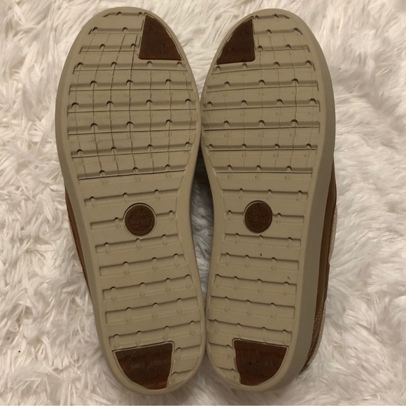 Timberland Project Better Boat Full Grain Leather Upper Brown Shoes Size 7M - Picture 10 of 16